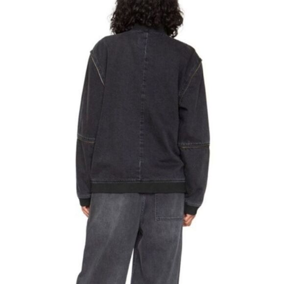 Sandrine Rose x Free People Zipper Bomber Jacket - Picture 4 of 5